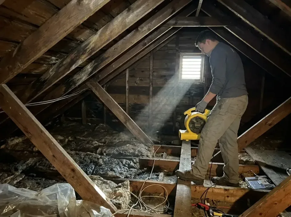 attic-water-damage-drying-proc-007 — frequently asked questions, Emergency Water Extraction & 24/7 Flood Response in New Can…